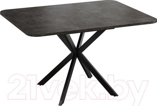 Изображение товара Обеденный стол ТриЯ Лиссабон тип 1 (черный муар/ателье темный)