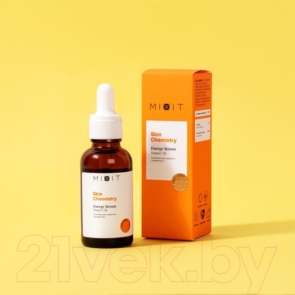 Изображение товара Сыворотка для лица MIXIT Chemistry С витамином С тонизирующая (30мл)