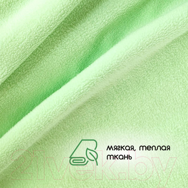 Изображение товара Ткань для творчества Sentex Флис двухсторонний 250x160 (салатовый)