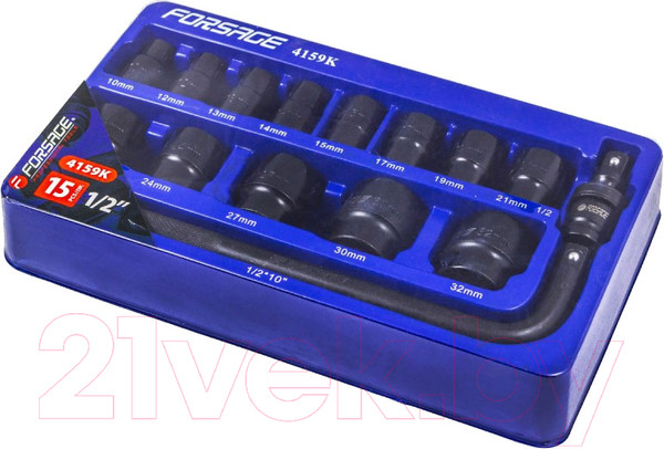 Изображение товара Набор головок слесарных Forsage F-4159K
