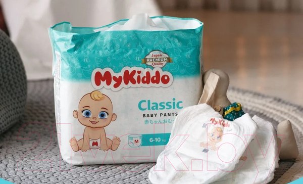 Изображение товара Подгузники-трусики детские MyKiddo Classic XL 12-20кг (34шт)