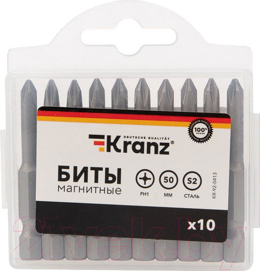 Изображение товара Набор бит Kranz KR-92-0413 (10шт)