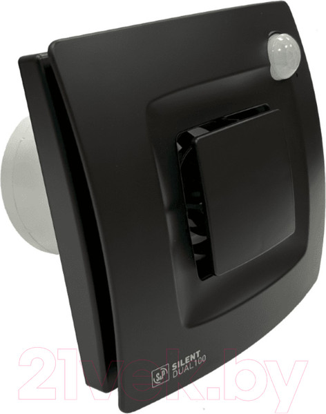 Изображение товара Вентилятор накладной Soler&Palau SILENT DUAL-100 Matt Black / 5210021200