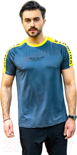 Изображение товара Футболка спортивная Isee CR1-00001 (р.46, графит)