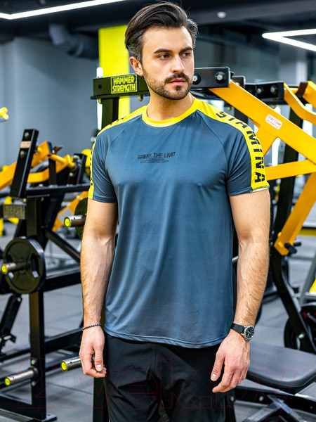 Изображение товара Футболка спортивная Isee CR1-00001 (р.46, графит)