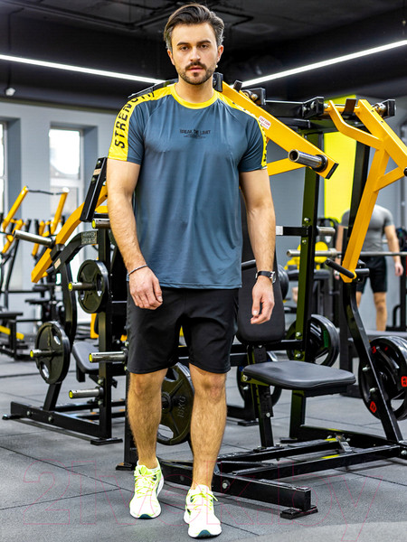 Изображение товара Футболка спортивная Isee CR1-00001 (р.46, графит)