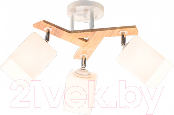 Изображение товара Спот Aitin-Pro НПБ 02-3x60-101 / N5291/3 (белый/дерево)