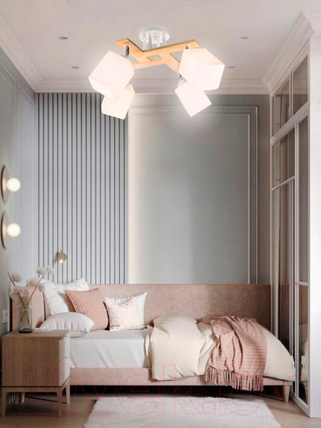 Изображение товара Спот Aitin-Pro НПБ 02-4x60-101 / N5291/4 (белый/дерево)