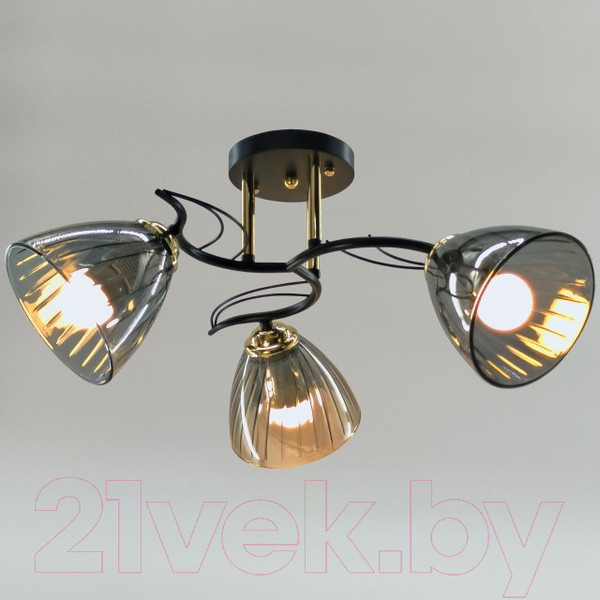 Изображение товара Люстра Aitin-Pro НПБ 02-3x60-101 / N5467/3 (кофе/золото)