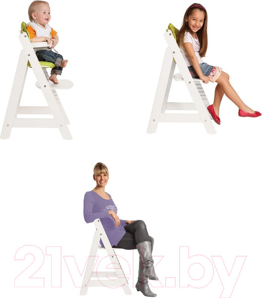 Изображение товара Стульчик для кормления Roba Sit Up III / 7562W (белый)