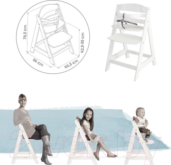 Изображение товара Стульчик для кормления Roba Sit Up III / 7562W (белый)