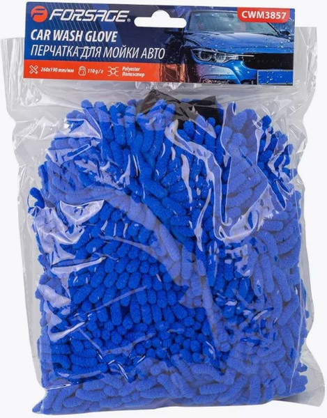 Изображение товара Губка для автомобиля Forsage Перчатка для мойки автомобиля F-CWM3857 (58090)