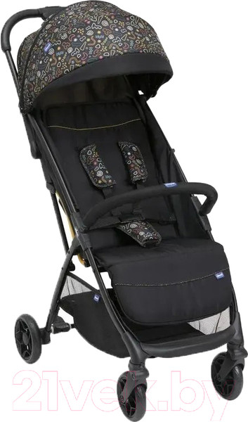 Изображение товара Детская прогулочная коляска Chicco Glee Playful (Black)