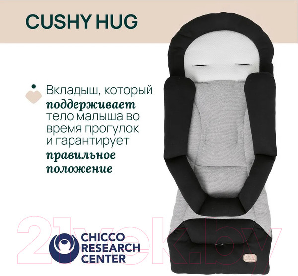 Изображение товара Детская прогулочная коляска Chicco Mysa Stroller (Charming Grey)