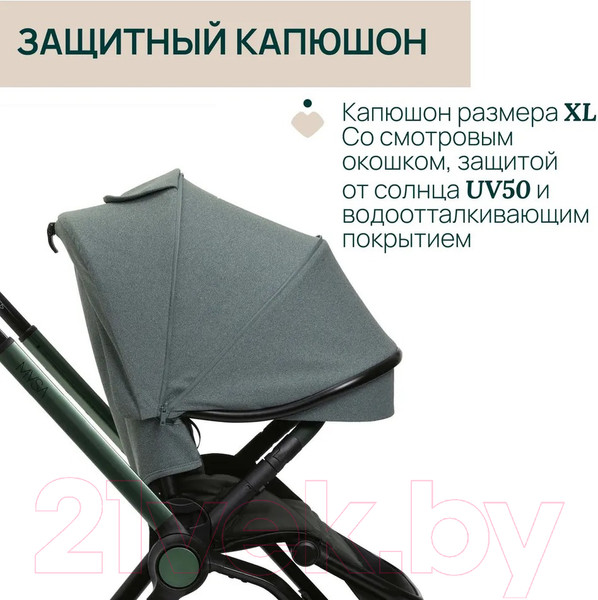 Изображение товара Детская прогулочная коляска Chicco Mysa Stroller (Jade Green)