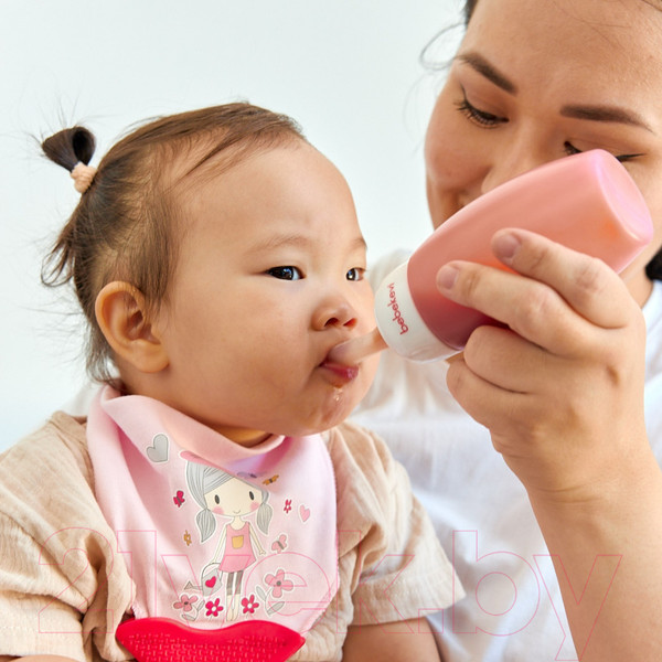 Изображение товара Дозатор детский Bebekevi BEVI1324-1 с ложкой (розовый)