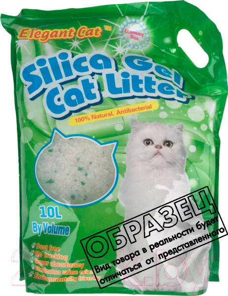 Изображение товара Наполнитель для туалета Elegant Cat Яблоко (5л/2.1кг)