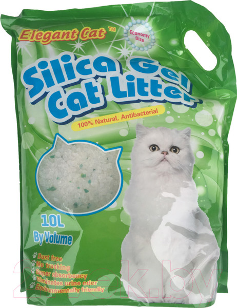 Изображение товара Наполнитель для туалета Elegant Cat Яблоко (10л/4.25кг)