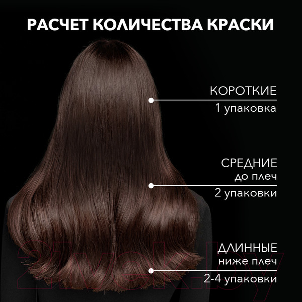 Изображение товара Крем-краска для волос Сьёсс Salonplex Permanent Coloration 3-8 (темный шоколад)