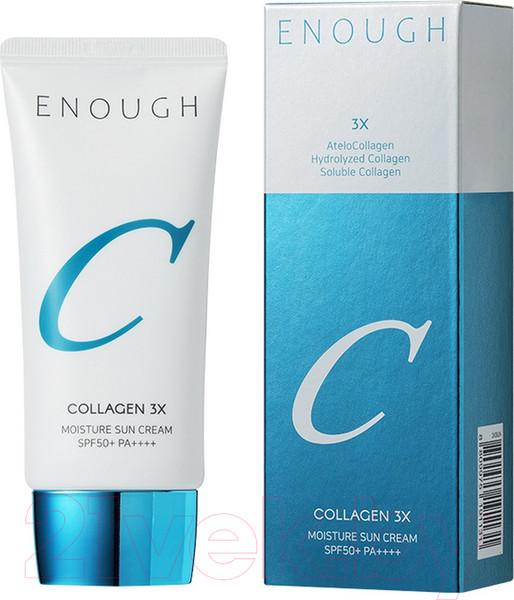 Изображение товара Крем солнцезащитный Enough Collagen 3X Moisture С коллагеном SPF50 PA+++ (50мл)