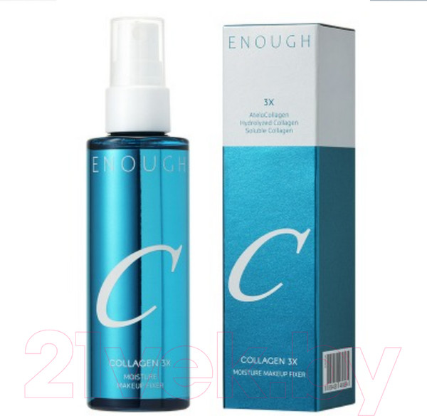 Изображение товара Спрей для фиксации макияжа Enough Увлажняющий Collagen 3x Moisture Makeup Fixer (100мл)
