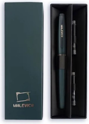 Изображение товара Ручка перьевая Малевичъ С конвертером / 196419 (серый)