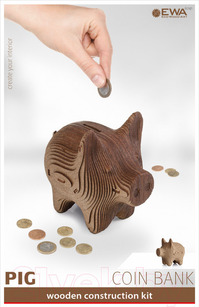 Изображение товара Копилка EWA Свинка