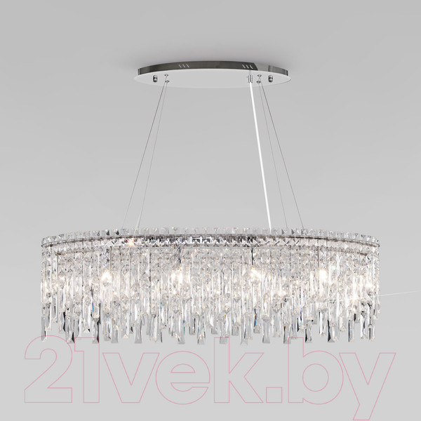 Изображение товара Люстра Евросвет 60159/10 ( хром/прозрачный хрусталь Strotskis)