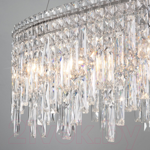 Изображение товара Люстра Евросвет 60159/10 ( хром/прозрачный хрусталь Strotskis)