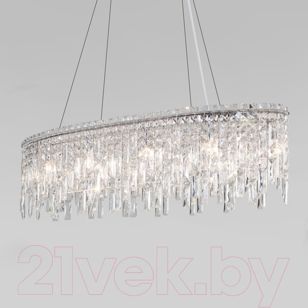 Изображение товара Люстра Евросвет 60159/10 ( хром/прозрачный хрусталь Strotskis)