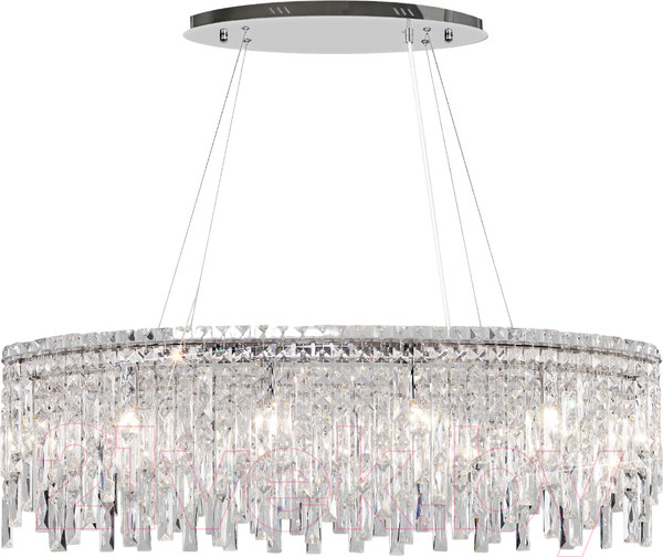 Изображение товара Люстра Евросвет 60159/10 ( хром/прозрачный хрусталь Strotskis)