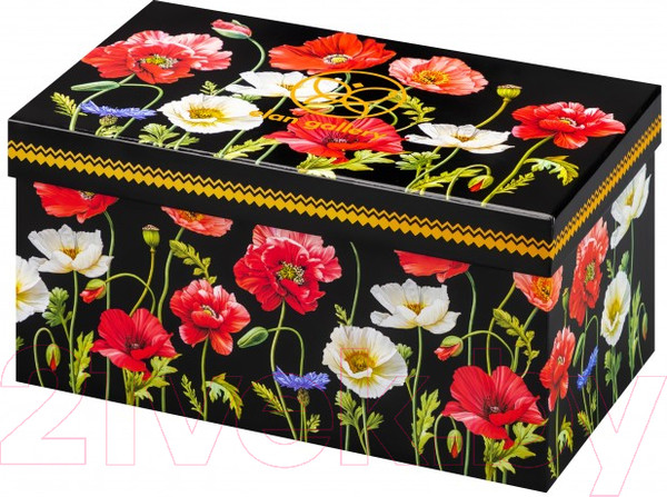 Изображение товара Ваза Elan Gallery Маки на черном / 420577