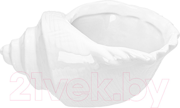 Изображение товара Конфетница Elan Gallery Ракушка / 350132 (белый)