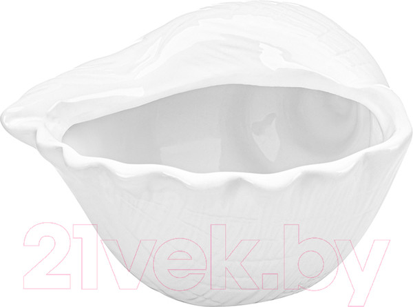 Изображение товара Конфетница Elan Gallery Ракушка / 350132 (белый)