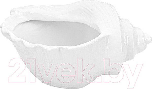 Изображение товара Конфетница Elan Gallery Ракушка / 350132 (белый)