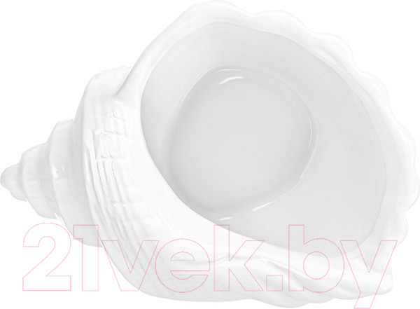 Изображение товара Конфетница Elan Gallery Ракушка / 350132 (белый)