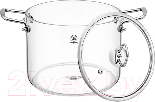 Изображение товара Кастрюля Elan Gallery Crystal glass / 360170 