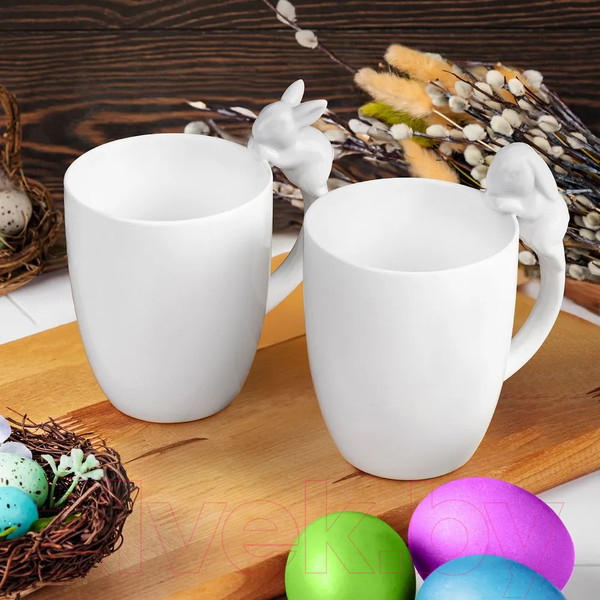 Изображение товара Набор кружек Elan Gallery Кролики / 950329