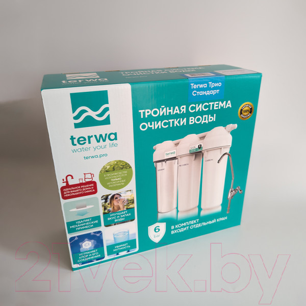 Изображение товара Фильтр под мойку Terwa Трио Стандарт / 80001