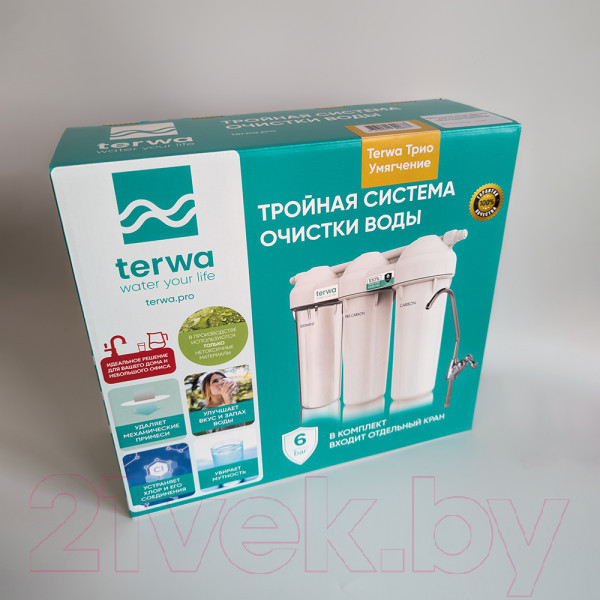 Изображение товара Фильтр под мойку Terwa Трио Умягчение / 80002