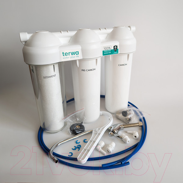 Изображение товара Фильтр под мойку Terwa Трио Умягчение / 80002