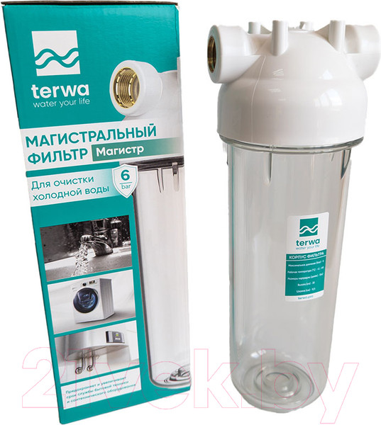 Изображение товара Корпус магистрального фильтра Terwa Магистр 10SL 3/4" / 50402