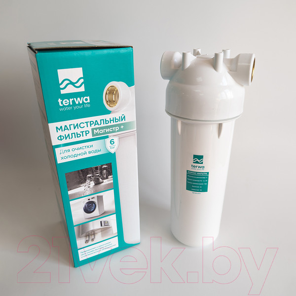 Изображение товара Корпус магистрального фильтра Terwa Магистр+ 10SL 3/4" / 50405