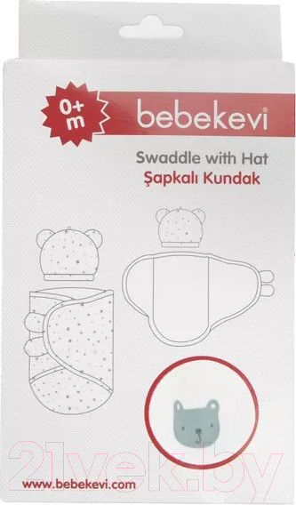 Изображение товара Пеленка-кокон детская Bebekevi BEVI1280-3 (экрю)