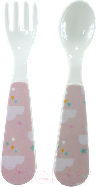 Изображение товара Набор столовых приборов для кормления Bebekevi BEVI1267 (розовый)