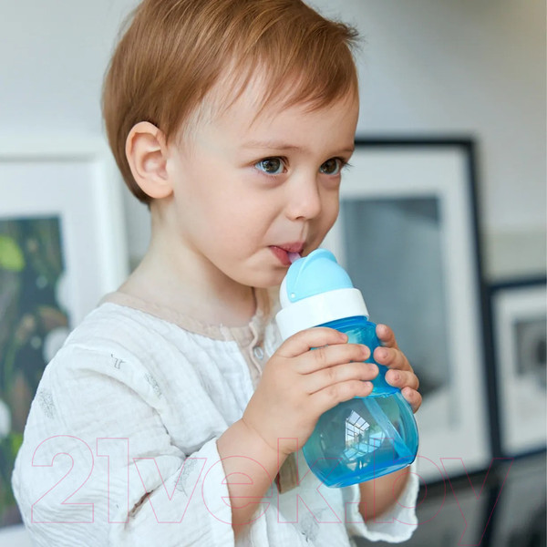 Изображение товара Поильник Bebekevi С трубочкой / BEVI1323-2 (голубой)