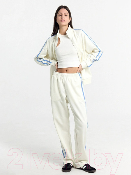 Изображение товара Штаны Mark Formelle 182498 (р.164/170-94, светло-молочный/тихие воды)