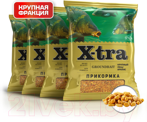 Изображение товара Набор для прикормки X-tra Крупный лещ крупная фракция (3кг)