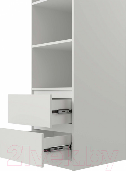 Изображение товара Стеллаж MySTAR Сноули 2я ИВ-121.19 (белый)