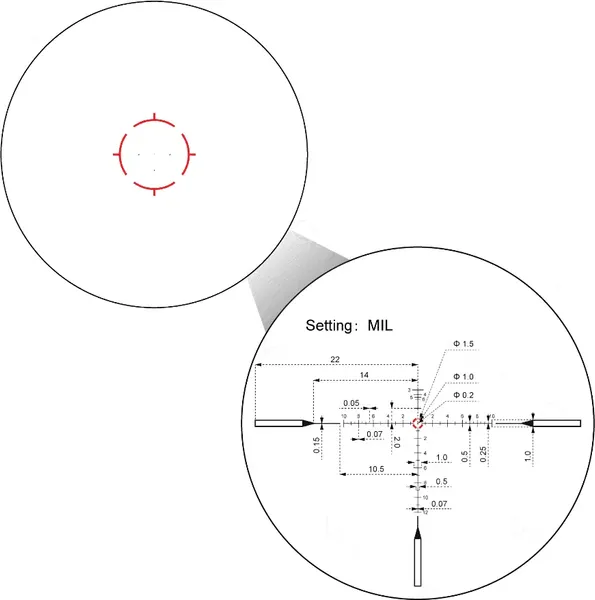 Изображение товара Оптический прицел Vector Optics Continental x10 1-10x28 ED FFP VET-RAR SCFF-48